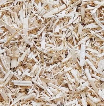 Hemp hurd — the woody inner core, mechanically separated
